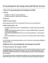 Tả cây phượng trên sân trường em hay nhất Tập làm văn lớp 4