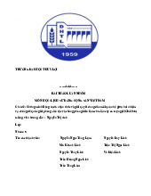 Bài thảo luận nhóm Chứng minh Đảng ta đã nhận thức và giải quyết đúng đắn mối quan hệ giữa hai nhiệm vụ môn Lịch sử Đảng | Trường Đại học Thủy Lợi
