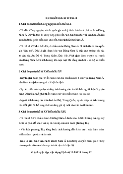 Giải Lịch sử 10 Bài 11: Hành trình phát triển và thành tựu của văn minh Đông Nam Á thời kì cổ - trung đại | Cánh diều