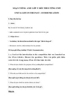 Unit 4 lớp 9 Communication