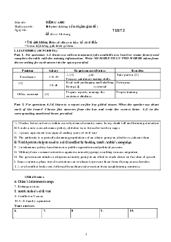 Đề thi thử Chọn học sinh giỏi quốc gia THPT năm 2019