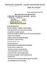 Đề cương ôn tập thi cuối kỳ học phần Quản trị Logictics | Trường Đại học Phenikaa