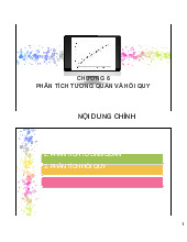 Chương 6 Phân tích tương quan và hồi quy môn Thống kê trong kinh tế và kinh doanh | Trường Đại học Kinh tế Quốc dân