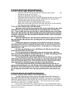 An toàn lao động khi sắp xếp và vận chuyển hàng thông dụng - Logistics vận tải hàng hóa | Trường Đại học Giao thông Vận Tải
