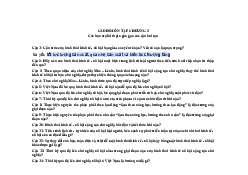 Trọn bộ câu hỏi bài tập chương 3, 4, 5, 6 môn Chủ nghĩa xã hội khoa học học | Đại học Văn Lang