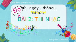 Giáo án điện tử Tiếng Việt 4 Bài 2 Cánh diều: Đọc Thi Nhạc