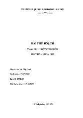 Đề cương môn Tư tưởng Hồ chí minh - Trường Đại học lao động -  xã hội