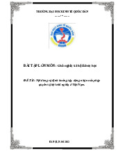 Nội dung và định hướng xây dựng nhà nước pháp quyền xã hội chủ nghĩa ở Việt Nam | Bài tập lớn môn Chủ nghĩa xã hội Neu