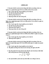 Bài tập môn Điện tử Công suất (Điện - Điện tử) | Học viện Công Nghệ Bưu Chính Viễn Thông