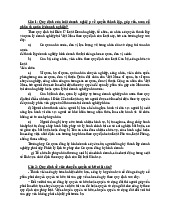 Câu hỏi ôn thi môn Luật Kinh doanh | Học viện Công Nghệ Bưu Chính Viễn Thông