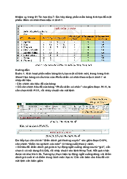 Giải SGK Tin học 7 Bài 10: Thực hành tổng hợp| Cánh diều