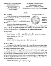 Đề thi thử Toán vào 10 lần 2 năm 2025 – 2026 phòng GD&ĐT Chương Mỹ – Hà Nội