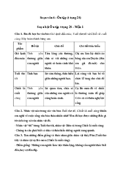 Soạn bài Ôn tập trang 25 - Chân trời sáng tạo 6