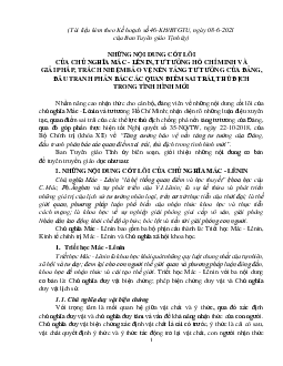 Giáo trình môn "Kinh tế chính trị Mác -Lênin"