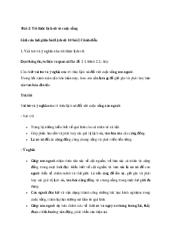 Giải Lịch sử 10 Bài 2: Tri thức lịch sử và cuộc sống | Cánh diều
