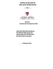 BÁO CÁO THU HOẠCH CÁ NHÂN - GIAO TIẾP KINH DOANH 231-BSA1056