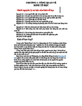 Mười Nguyên Lý Cơ Bản Của Kinh Tế Học: Tóm Tắt Và Phân Tích