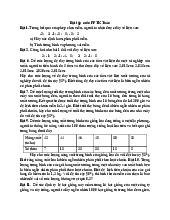 Tổng hợp bài tập môn xác suất thống kê  | Bài tập xác suất thống kê | Trường Đại học khoa học Tự nhiên