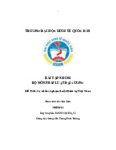 Cá nhân vi phạm Luật Hình sự Việt Nam | Bài tập nhóm môn Quản trị nhân lực