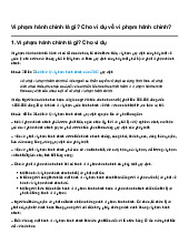 Vi phạm hành chính là gì? Cho ví dụ về vi phạm hành chính?