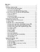 Giáo trình môn Quản trị cơ sở dữ liệu | Trường Đại học Kinh Doanh và Công Nghệ Hà Nội