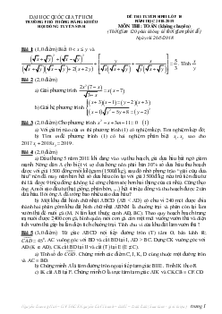 Đề tuyển sinh lớp 10 môn Toán 2018 – 2019 trường PTNK – TP. HCM (không chuyên)