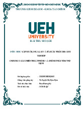 Chương 5: các chiến thuật phòng và chống thâu tóm thù địch  môn Sáp nhập, mua lại và tái cấu trúc doanh nghiệp | Trường Đại học Kinh tế Thành phố Hồ Chí Minh