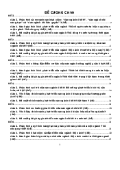 Đề cương công nghiệp văn hoá - Cơ sở văn hóa Việt Nam | Trường Đại học Văn hóa Hà Nội