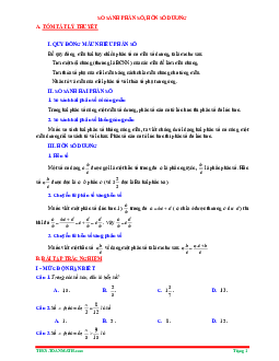 Tóm tắt lý thuyết và bài tập trắc nghiệm so sánh phân số, hỗn số dương