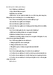 Câu hỏi trắc nghiệm Chương 1 - Triết học Mác - Lênin | Trường Đại học Kinh tế, Đại học Quốc gia Hà Nội