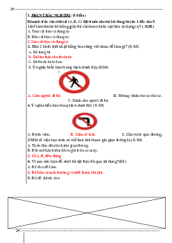 Đề thi học kì 2 môn Công nghệ 3 năm 2022 - 2023 (Đề 2) | Chân trời sáng tạo