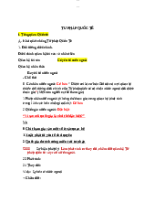 Tư pháp quốc tế - Pháp Luật Đại Cương | Trường Đại học Hà Nội