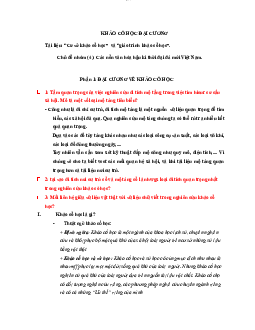 Khảo cổ học đại cương | Đại học Sư Phạm Hà Nội