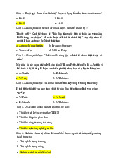 Đề thi Trắc nghiệm Môn Kinh tế chính trị Mác-Lênin | Đại học Kinh Tế Quốc Dân