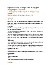 Nghị luận xã hội về ứng xử trên không gian mạng chọn lọc hay nhất