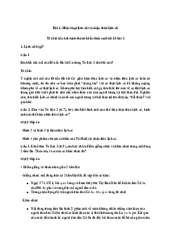Lịch sử 10 Bài 1: Hiện thực lịch sử và nhận thức lịch sử - Kết Nối Tri Thức