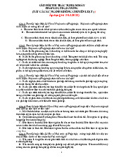Câu hỏi thi trắc nghiệm máy môn Pháp luật đại cương | Trường Đại học Kinh doanh và Công nghệ Hà Nội