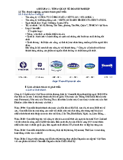 Bài giảng chương 1: Tổng quan về doanh nghiệp