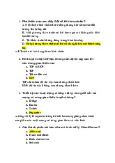 Đề cương môn Lập trình mạng máy tính- Trường Đại học bách khoa - Đại học đà nẵng.
