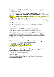 Câu hỏi ôn tập tự luận môn Luật kinh tế (có đáp án)