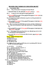 Đề cương trắc nghiệm môn Cơ sở đo lường điện tử | Học viện Công Nghệ Bưu Chính Viễn Thông