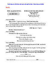 Tuyển Tập Các Đề Thi Học Sinh Giỏi Môn Ngữ Văn Lớp 7 (Kèm Đáp Án Chi Tiết) - Môn Ngữ Văn