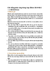 Cân bằng phản ứng trùng hợp Etilen CH2=CH2 → (-CH2-CH2-)n