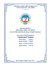 Phân tích tài chính công ty cổ phần Vinhomes | Bài tập nhóm môn phân tích tài chính