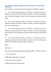Câu hỏi trắc nghiệm môn Thương phẩm học | Trường Đại học Kinh Doanh và Công Nghệ Hà Nội