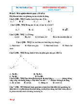 Đề Ôn Thi HK1 Toán 7 CTST Có Đáp Án-Đề 1
