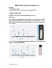 Hiệu chuẩn máy quang phổ UV-VIS: Hướng dẫn thực hành | Đại Học Y Dược Huế