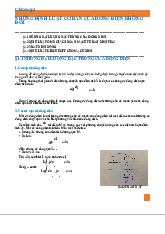 Chương 4 và 5 - Luật Dòng Điện và Từ Trường môn Vật lý đại cương 2 | Trường Đại học Bách Khoa Hà Nội