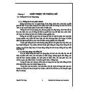 Tài liệu học TKKD&KT: Giới thiệu và Ứng dụng của Thống kê Kinh doanh