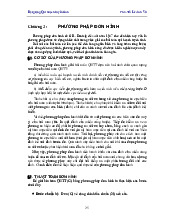 Chương 2: Phương pháp đơn hình | Quy hoạch tuyến tính | Trường Đại học Khoa Học Huế